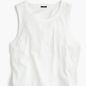 NWT J. Crew Tie-Back Tank Top, White XXS (Closet Cleanout!)